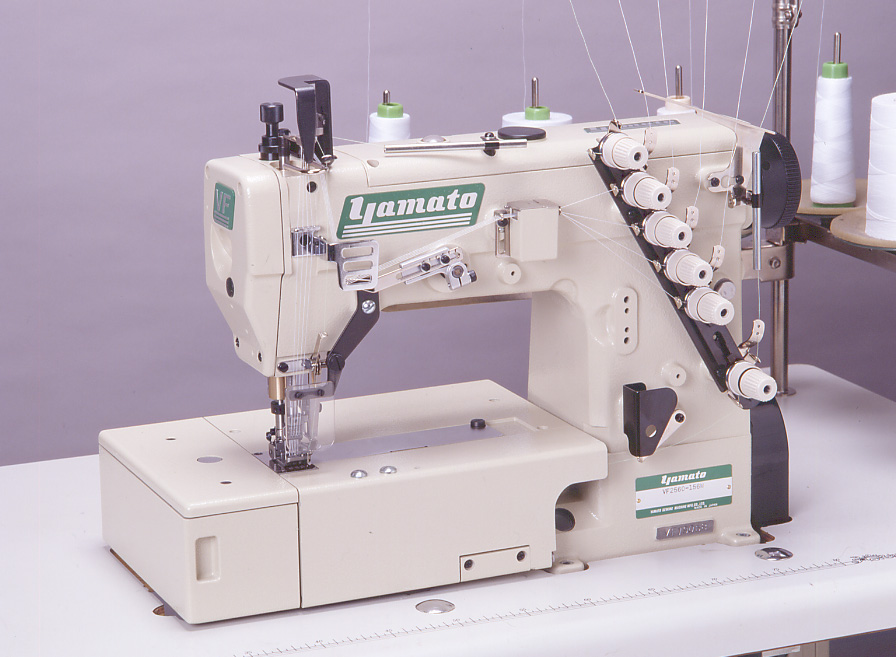 VF2560 :: 4 Needle 6 Thread Flat Bed Interlock Stitch Machine with